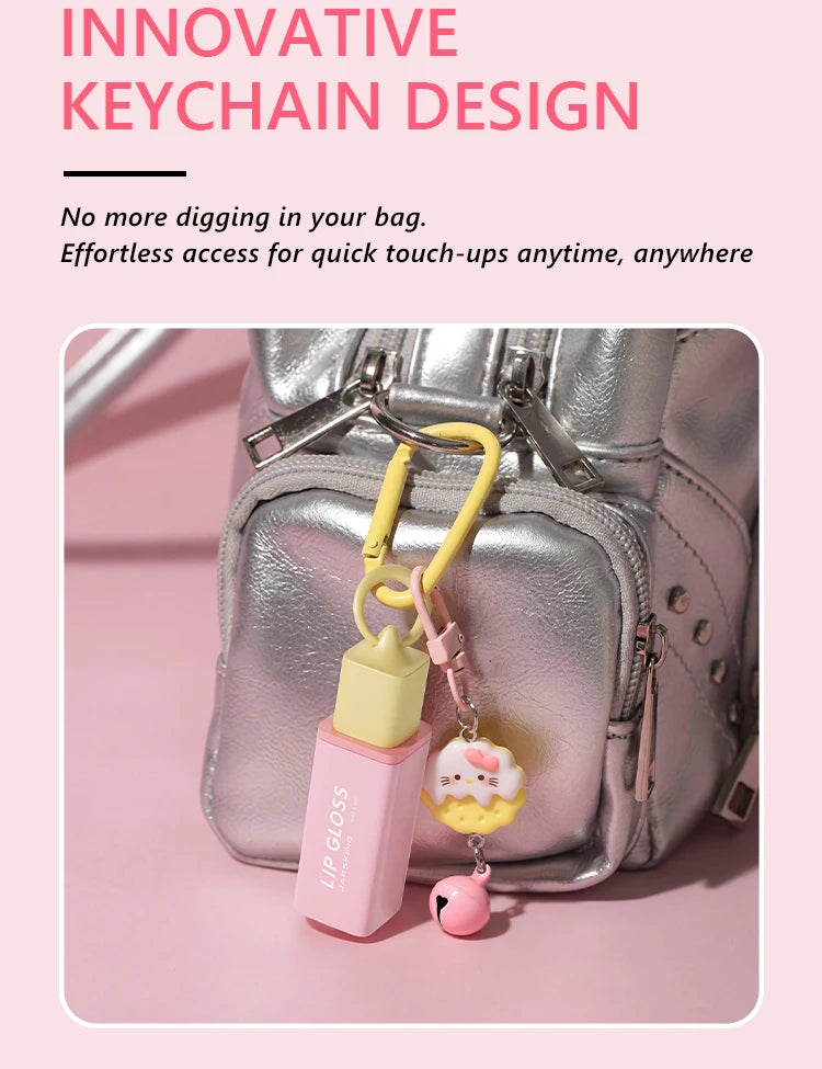 Lip Gloss Keychain Tube