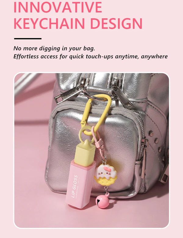 Lip Gloss Keychain Tube