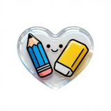 3D Cartoon Dome Stickers